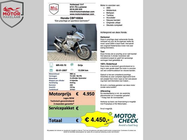 honda - cbf-1000-a