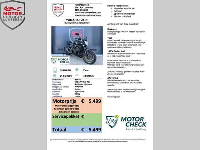 yamaha - fz-1
