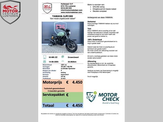 yamaha - xjr-1300
